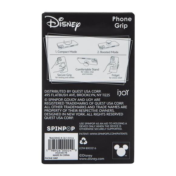 🔥Spinpop Disney Winking Stitch Pop Grip Phone Grip BNWT🔥 - Picture 5 of 5